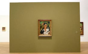 Cuadros de la talla de artistas como Frida Kahlo o Diego Rivera, son los protagonistas de esta inauguración. Fotos: EFE.
