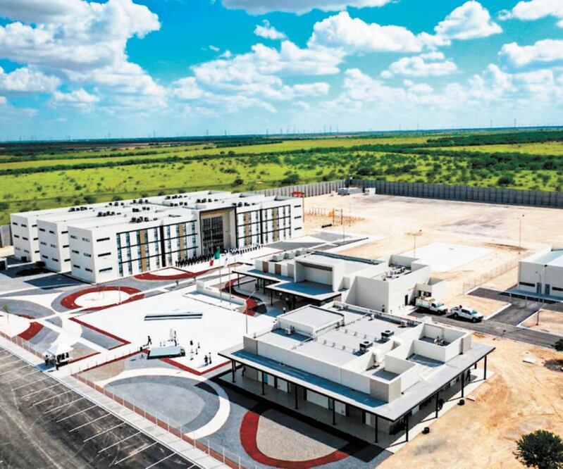 El nuevo inmueble está ubicado sobre el viaducto Reynosa y albergará a mil 152 elementos de la Policía Estatal. 