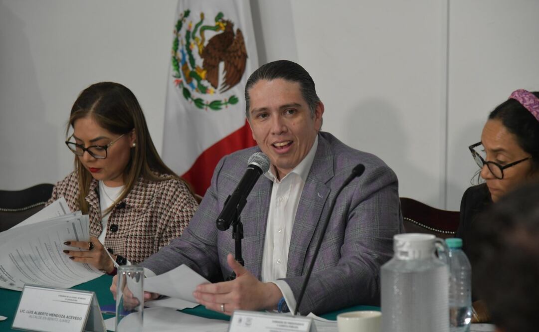 Pide Luis Mendoza más presupuesto para reforzar la seguridad en la alcaldía Benito Juárez.
Foto: Especial.
