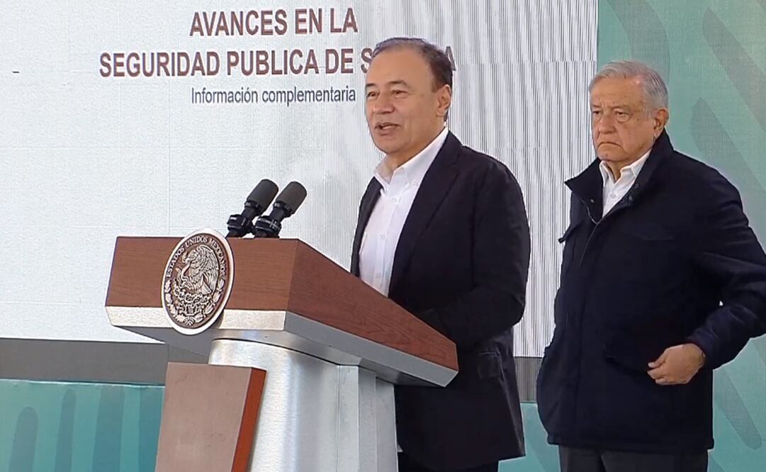 En el delito de feminicidios, Durazo reportó una disminución de 45.4%. Foto: Captura