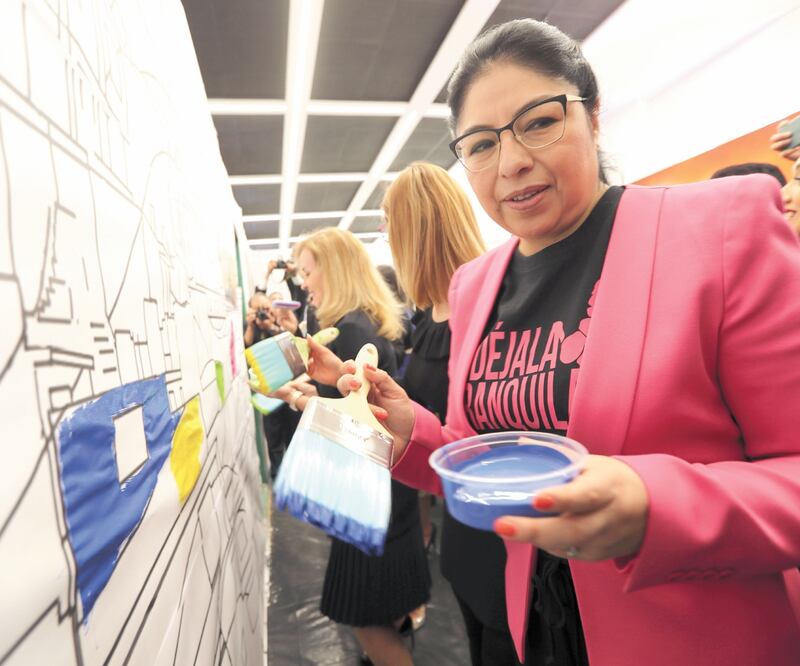La titular de la Secretaría de Seguridad, Maribel Cervantes, encabezó el congreso para la prevención de la violencia y la delincuencia. JORGE ALVARADO. EL UNIVERSAL