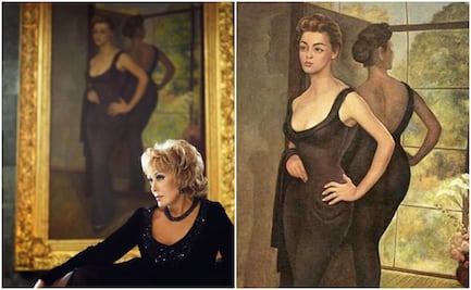 ⁠Cartonista analiza cuadro de Silvia Pinal, pintado por Diego Rivera; “son tres en una”