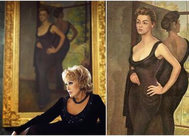 Cartonista analiza cuadro de Silvia Pinal, pintado por Diego Rivera; “son tres en una”