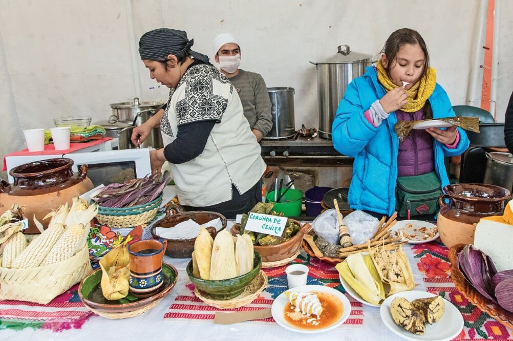 Los visitantes podrán encontrar tamales de Chiapas, Michoacán, Tabasco, Oaxaca y Yucatán, así como de Guatemala, Colombia y Venezuela (GERMÁN ESPINOSA. EL UNIVERSAL)