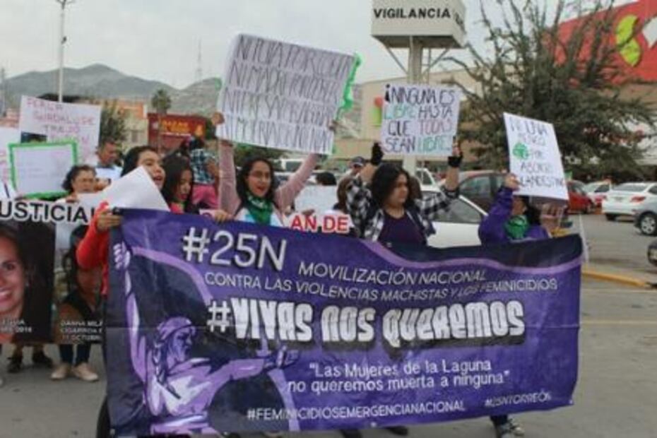Exigen alto a la violencia contra las  mujeres en 11 entidades