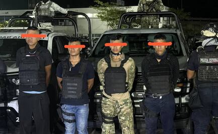 Detienen a cuatro por portación de armas y drogas en Tabasco; les decomisan 200 envoltorios con marihuana