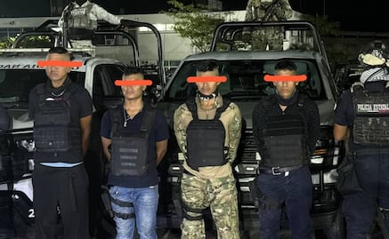 Detienen a cuatro por portación de armas y drogas en Tabasco; les decomisan 200 envoltorios con marihuana
