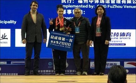 Mexicana triunfa en el extranjero durante Mundial de Pesas