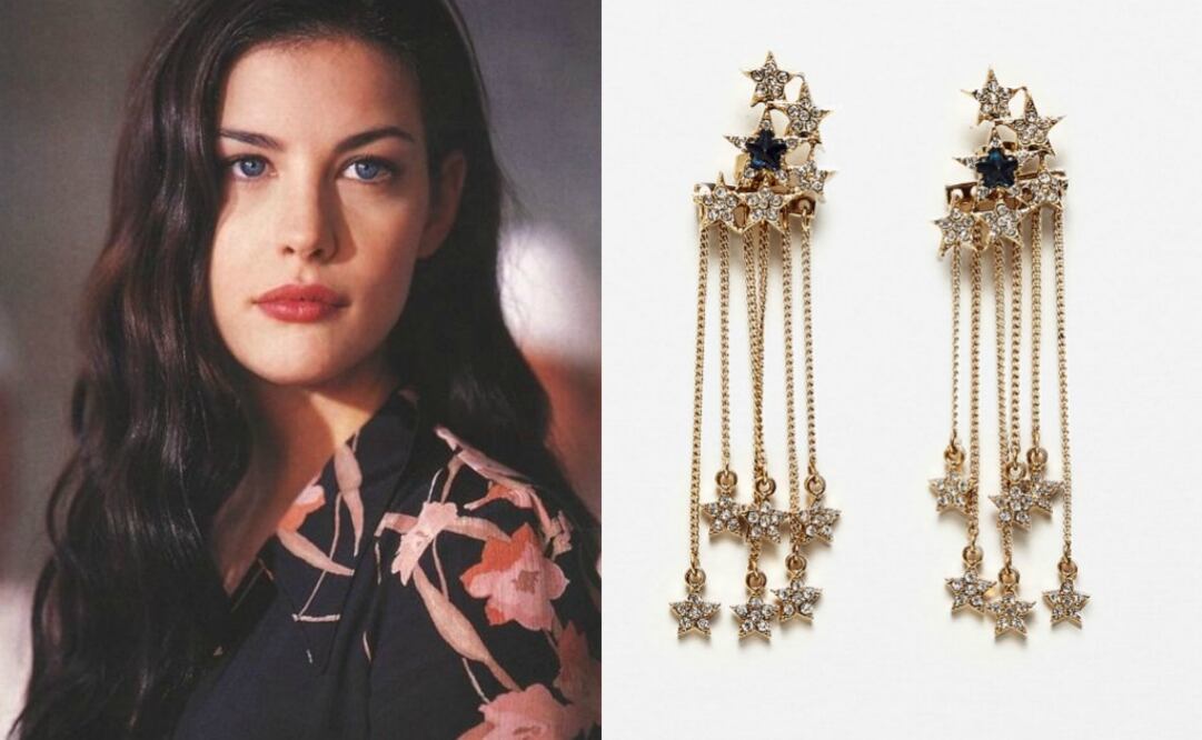 Oval: Liv Tyler; Aretes Zara $199