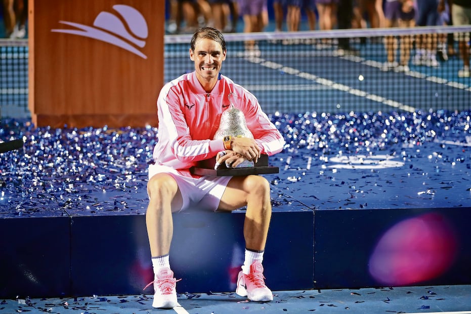 Rafael Nadal se coronó cuatro veces en la cancha de Acapulco. Foto: Eloisa Sánchez/ IMAGO7