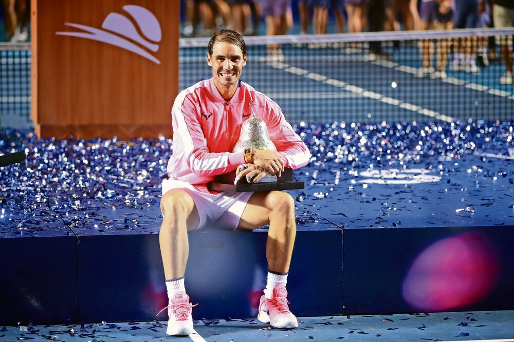 Rafael Nadal se coronó cuatro veces en la cancha de Acapulco. Foto: Eloisa Sánchez/ IMAGO7