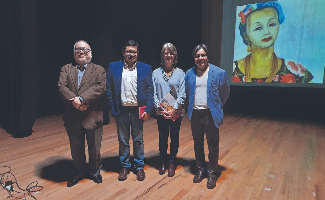Los especialistas Luis Cacho, Edgardo Bermejo, Adriana Malvido y Bolfy Cottom. Foto: de Frida Juárez Bautista. EL UNIVERSAL