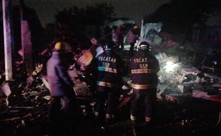 Reportan incendio en bodega de pirotecnia en Yucatán