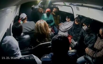 “¡Qué la Santa Muerte te lo multiplique!”, grita pasajera tras otro robo en combi