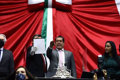 Sergio Gutiérrez, de Morena, nuevo presidente de la Cámara de Diputados