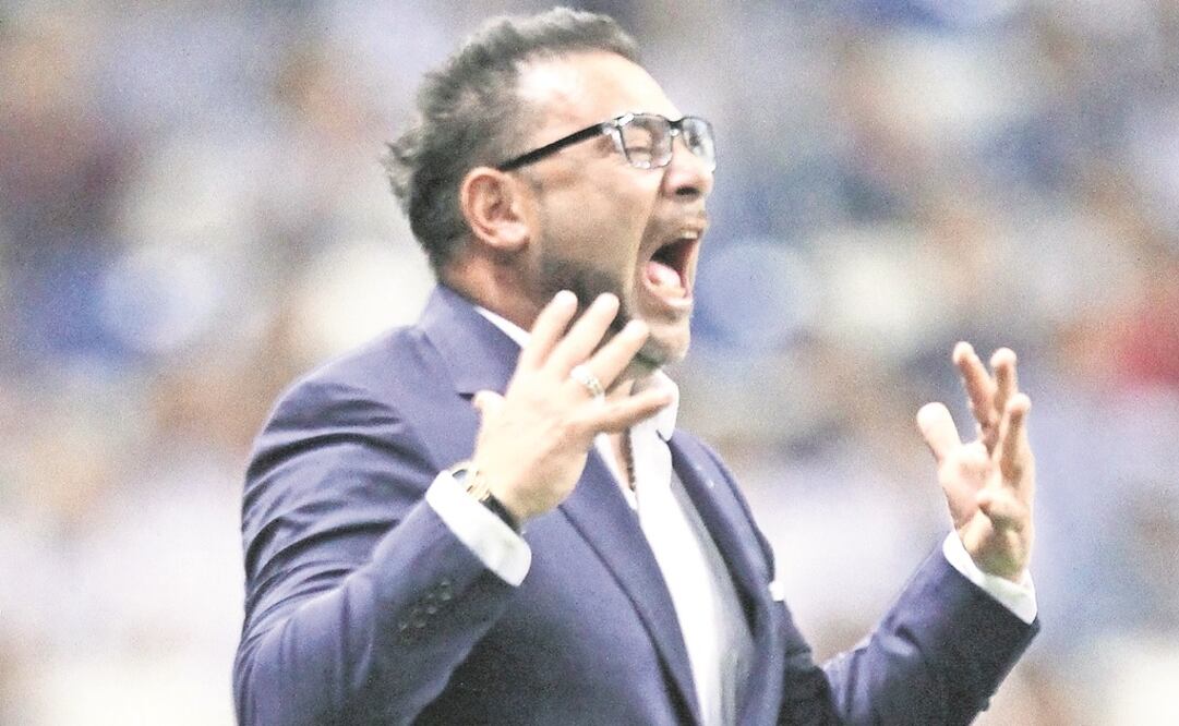 El DT de Monterrey, no pudo salir del Azteca con los tres puntos. (IMAGO7)