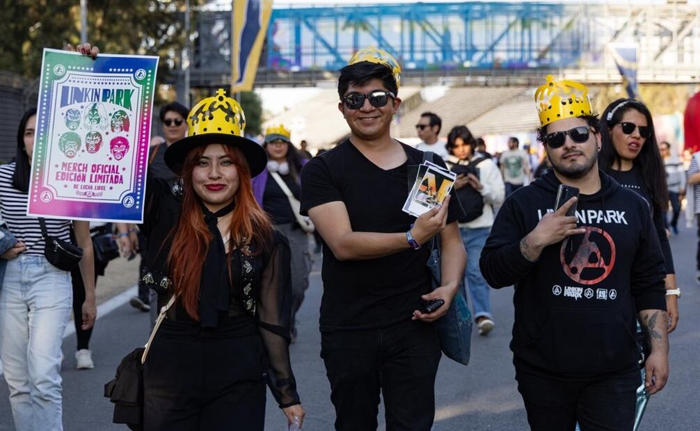 Linkin Park es la banda más esperada de la noche. Foto: Hugo Salvador/ EL UNIVERSAL.