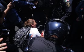 Colectivos de madres buscadoras exigen disculpa pública por presuntas agresiones de policías en Calzada de Tlalpan; hubo empujones, acusan