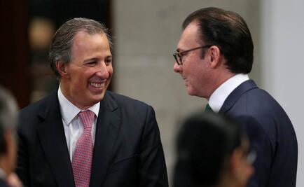 Luis Videgaray entrega la SHCP a José Antonio Meade 