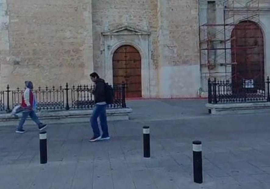 Piden blindar edificios históricos, comercios y casonas en Mérida por marcha del Día Internacional de la Mujer. Foto: Especial