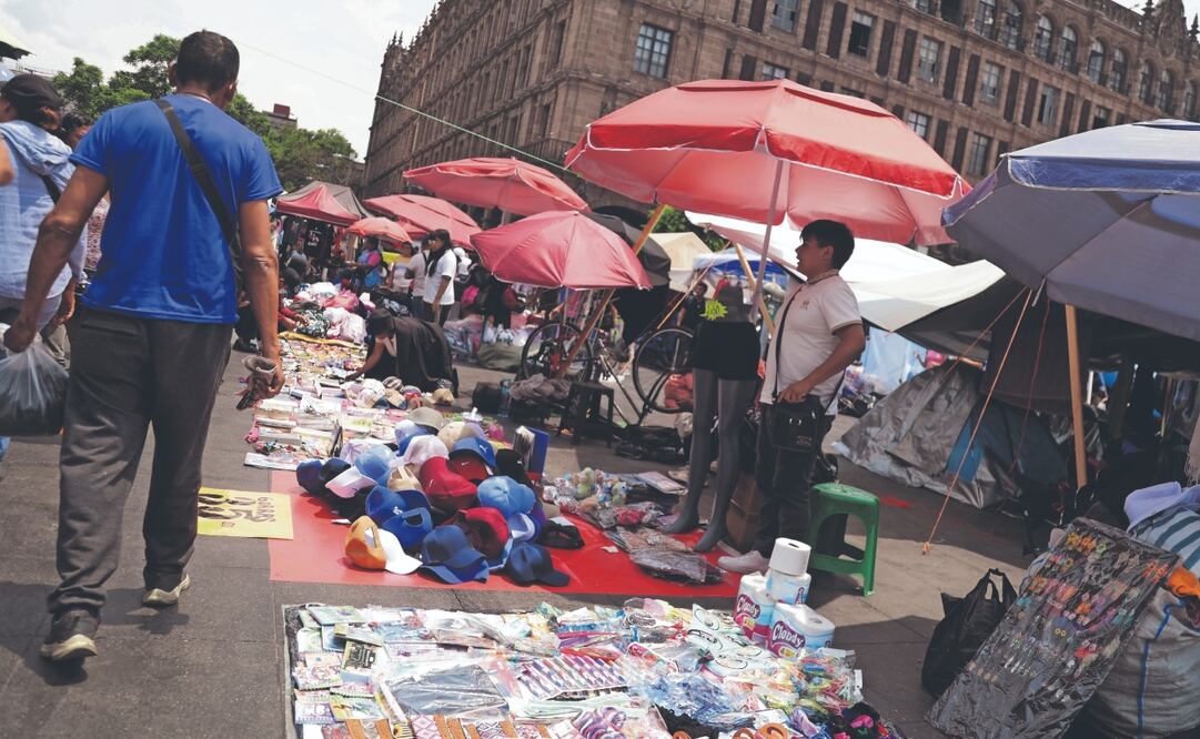 Entre la actividad en el Zócalo está la venta de animales, lo cual está prohibido por la ley, y el consumo de alcohol en las casas de campaña. Fotos: de Pedro Villa y Caña, Gabriel Pano y CARLOS MEJÍA. EL UNIVERSAL