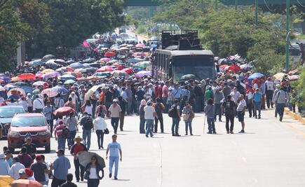 CNTE marcha en Tuxtla Gutiérrez contra Sexto Informe