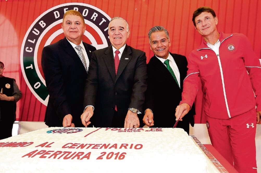 Toluca cumplirá 100 años en el 2017, pero la directiva ya quiere festejar (DEPORTIVO TOLUCA)