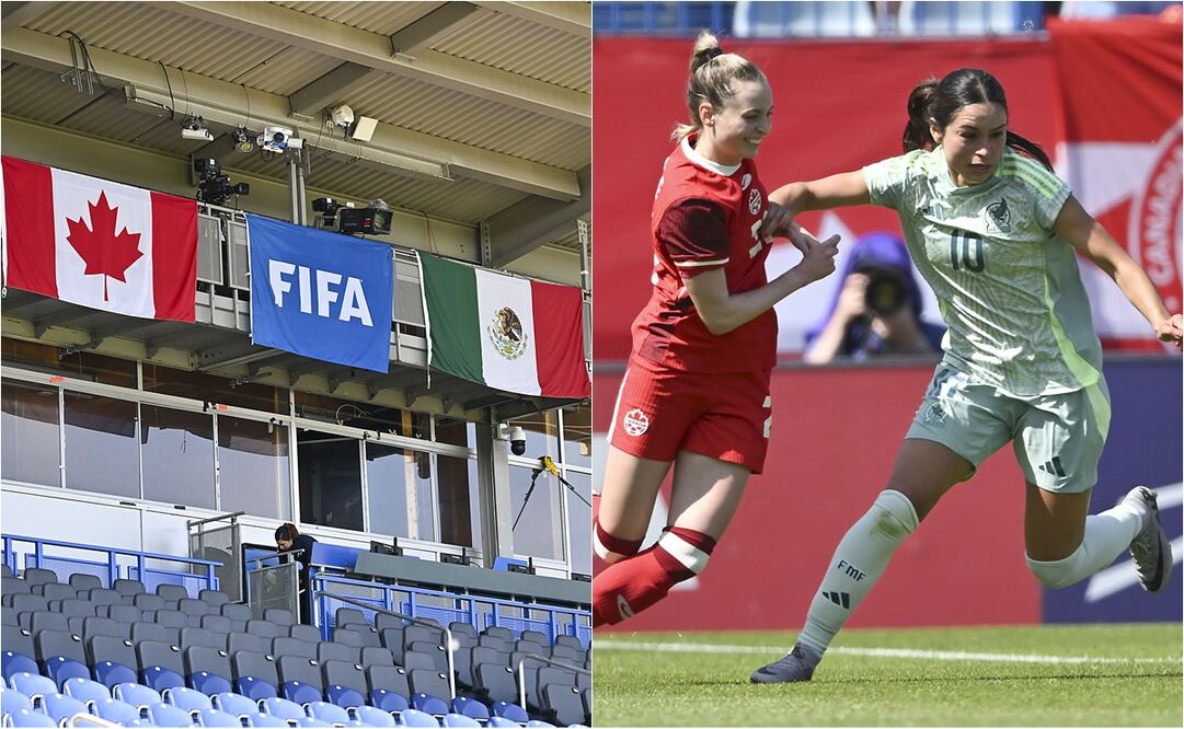 Selección Mexicana Femenil enfrenta a Canadá. FOTO: ESPECIAL