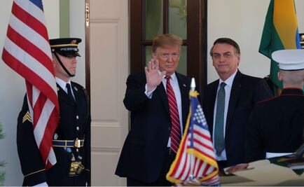Bolsonaro llega a la Casa Blanca para su reunión con Trump