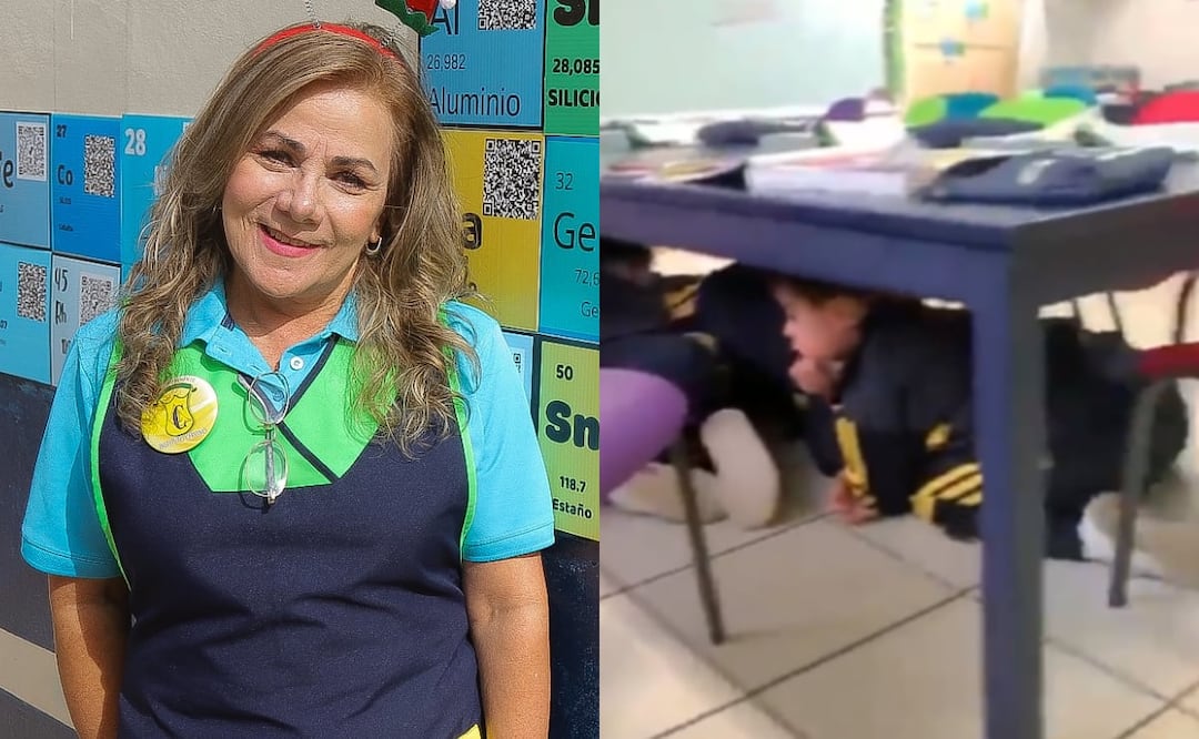 Foto: Amalia Escobar / EL UNIVERSAL/ Durante el año nosotros recibimos capacitación y sabemos lo que se tiene que hacer, obvio han sido siempre simulacros, el vivirlo y escucharlo, provoca miedo, dijo