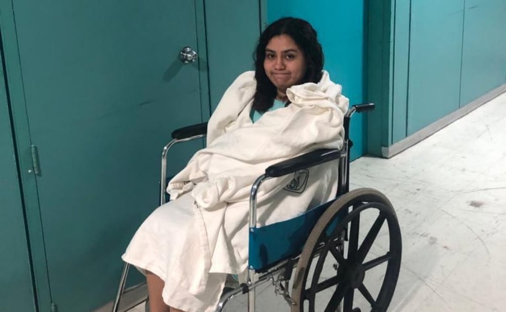 Mariana Dávalos Carmona, de 23 años, fue diagnosticada en el 2023 con cáncer sarcoma sinovial monofásico grado tres (28/05/2026). Foto: Cortesía Mariana Dávalos