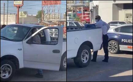Captan a policía supuestamente pidiendo “mordida” a abuelito en Sonora