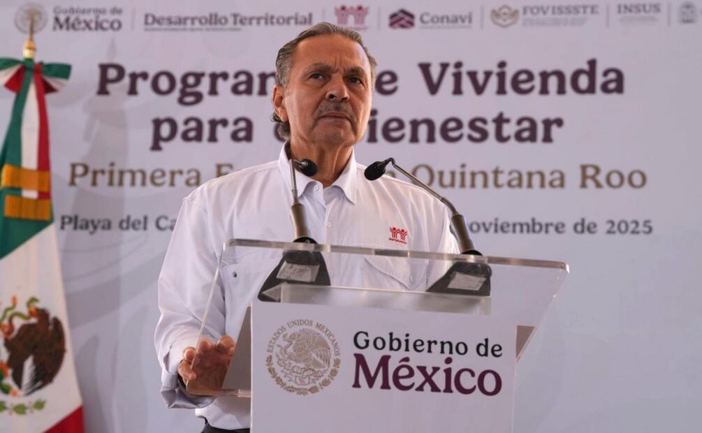 Octavio Romero Oropeza, director del Infonavit (29/11/2025). Foto: Presidencia