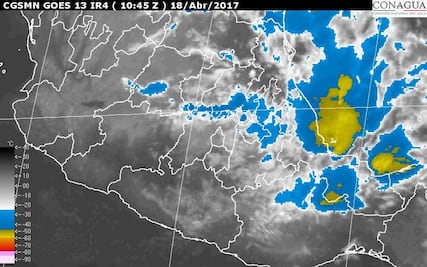 Cielo nublado con potencial de chubascos en CDMX
