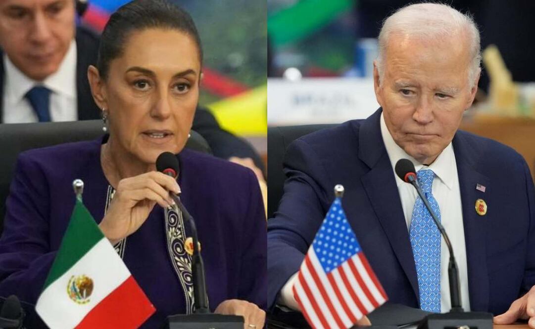 Sheinbaum podría sostener un "saludo y plática" con Biden. Foto: Archivo EL UNIVERSAL
