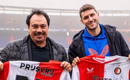 Hugo Sánchez visita a Santiago Giménez en Rotterdam