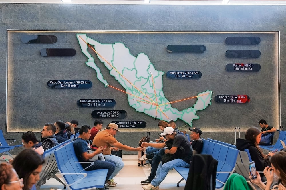 De acuerdo con analistas, el Aeropuerto Internacional Felipe Ángeles es una terminal de origen y destino prácticamente nacional. Foto: Archivo EL UNIVERSAL