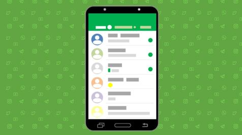 Qué significa el punto verde en los chats de WhatsApp