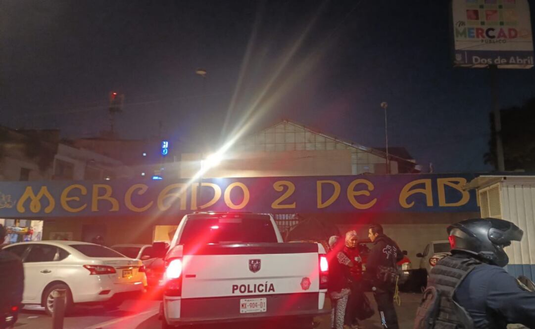 El dueño de una carnicería fue ejecutado dentro del Mercado 2 de Abril de la alcaldía Cuauhtémoc al, presuntamente, negarse a pagar una extorsión (07/11/2024). Foto: Especial