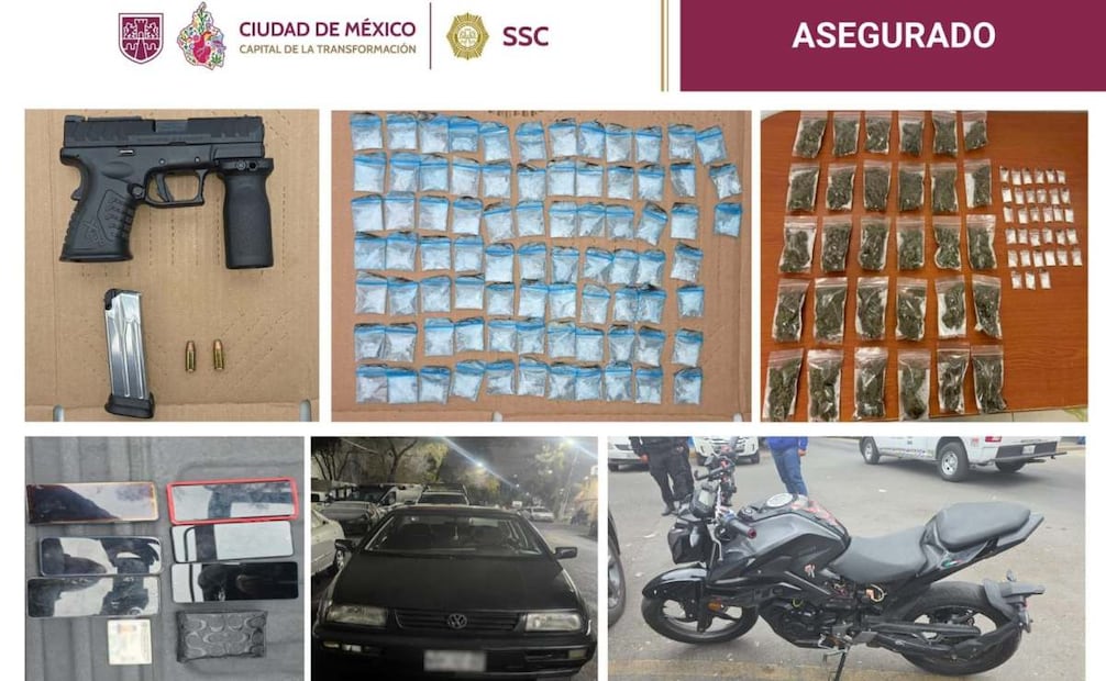 Detienen a 5 sujetos presuntamente relacionados con el triple homicidio en la GAM; entre ellos un menor de edad.
Foto: Especial.