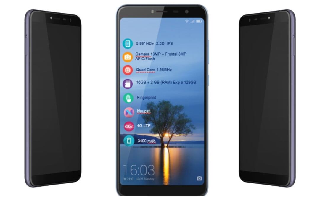 El dispositivo tiene la capacidad de abrir dos ventanas de manera simultánea con una calidad en HD+