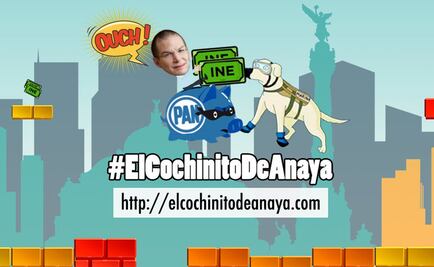 "Rebeldes" del PAN comparten juego virtual "El cochinito de Anaya"