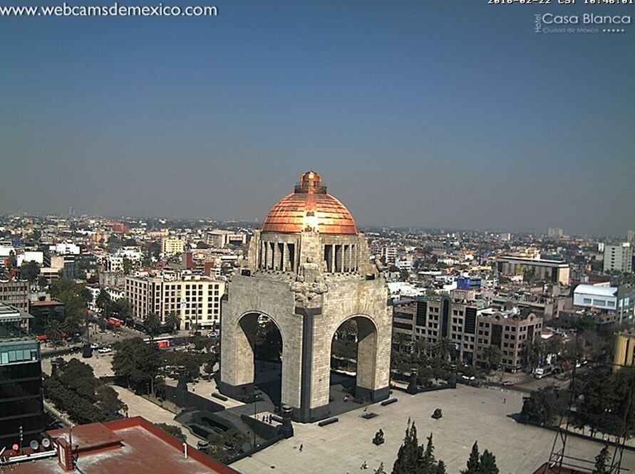 Imagen tomada del Twitter de Webcams de México