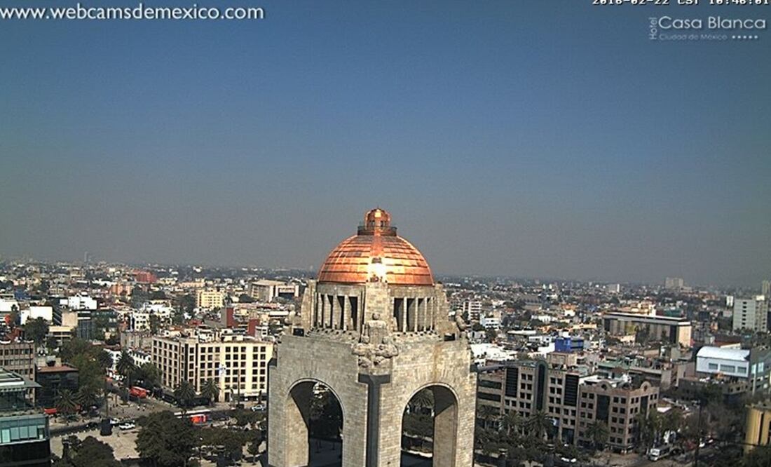 Imagen tomada del Twitter de Webcams de México