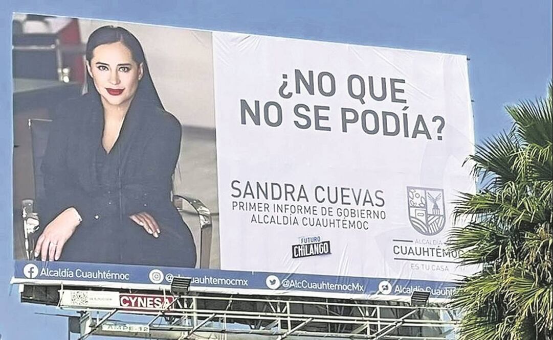 Sandra Cuevas. Foto: Especial