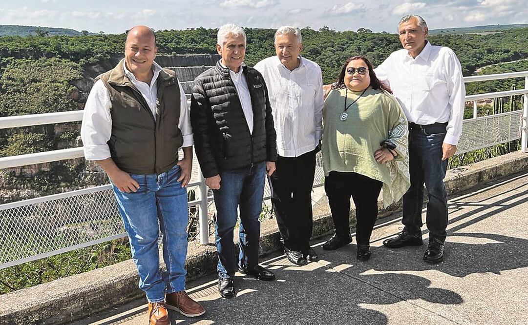 Enrique Alfaro y Adán Augusto López. Foto: Especial