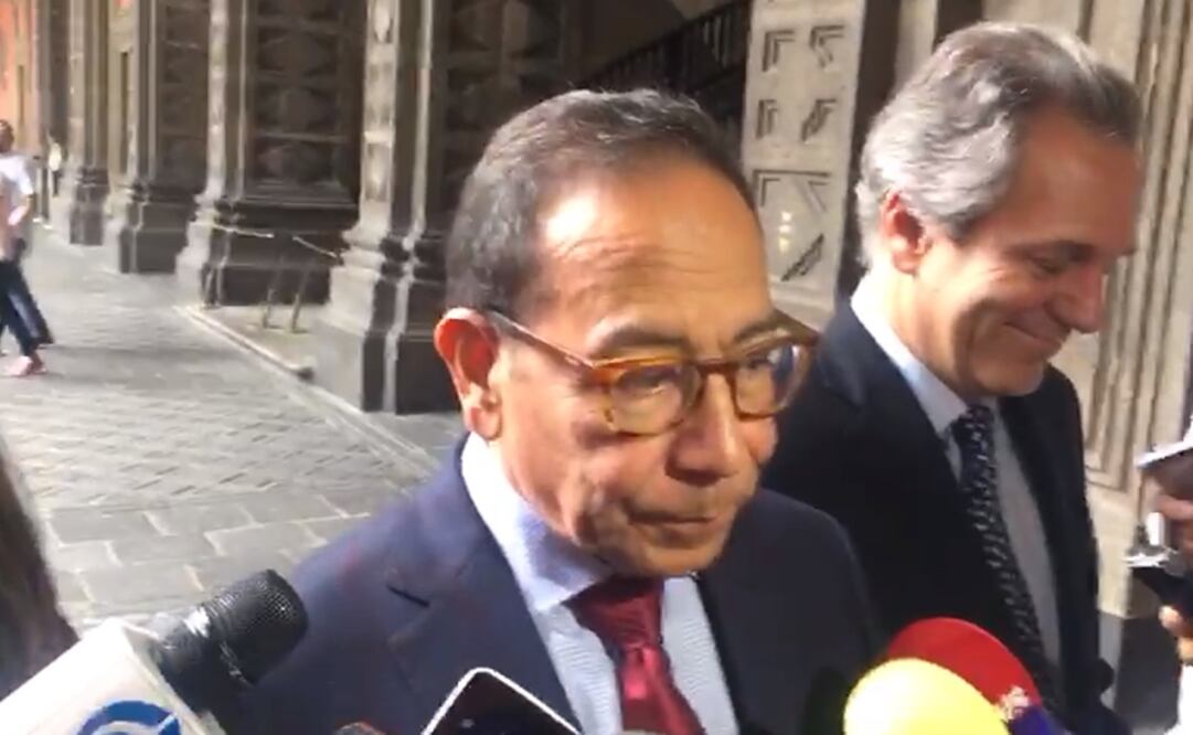 Carlos Salazar Lomelín, presidente del CCE, y Antonio del Valle, líder del Consejo Mexicano de Negocios. Foto: Captura de pantalla