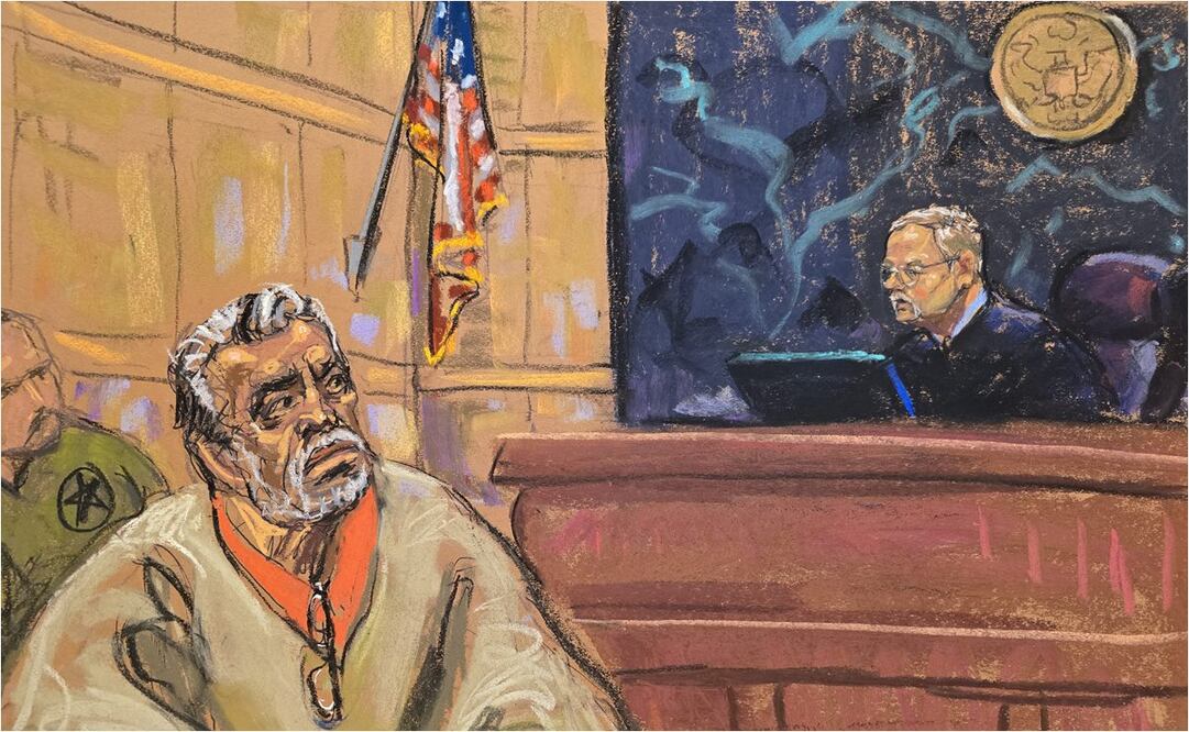 Ismael "El Mayo" Zambada es presentado a juicio este 18 de octubre del 2024. Foto: Jane Rosenberg/EFE