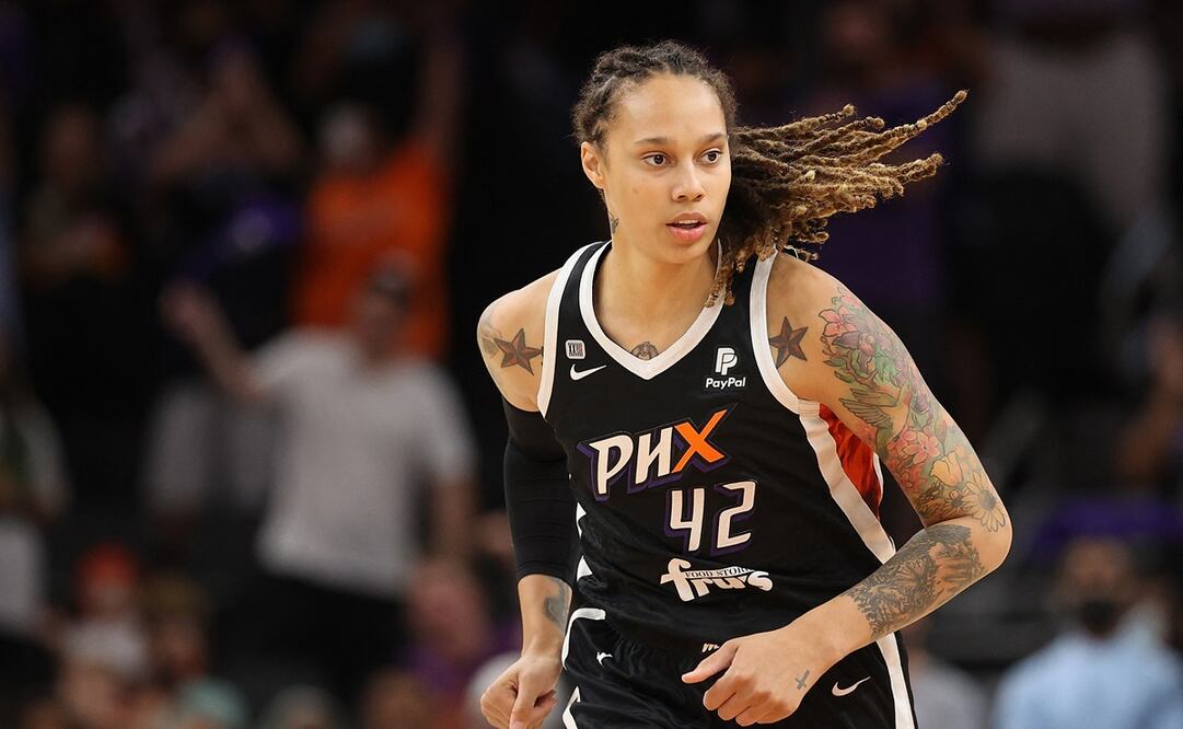 Brittney Griner jugando para el Phoenix Mercury - FOTO: AFP