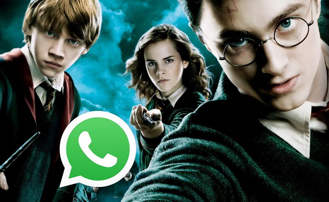 "Modo Harry Potter" en WhatsApp. Foto: Especial